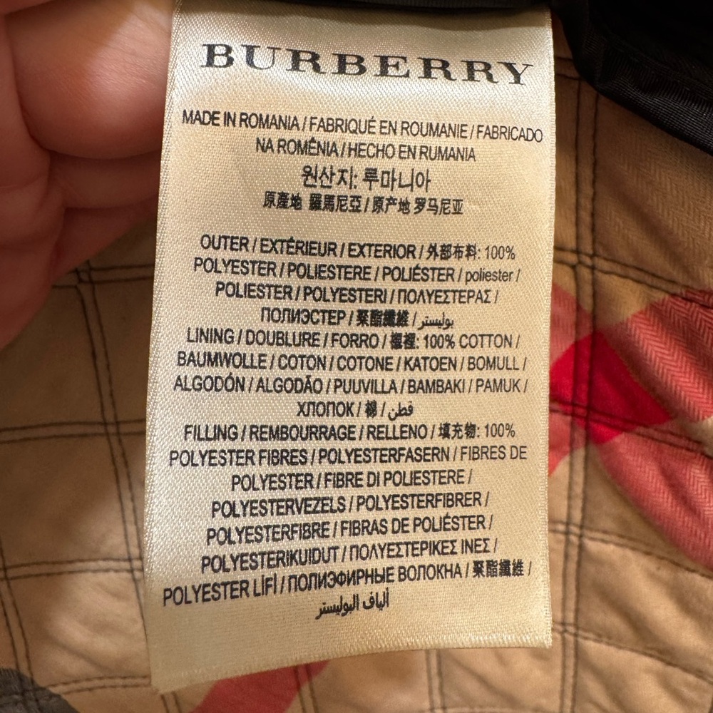 Burberry Brit Jacket Black Large - Picture 5 of 7